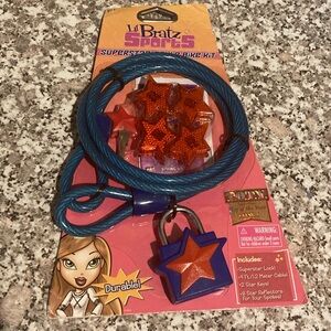 Sealed Vintage Little Bratz Bike Lock Set